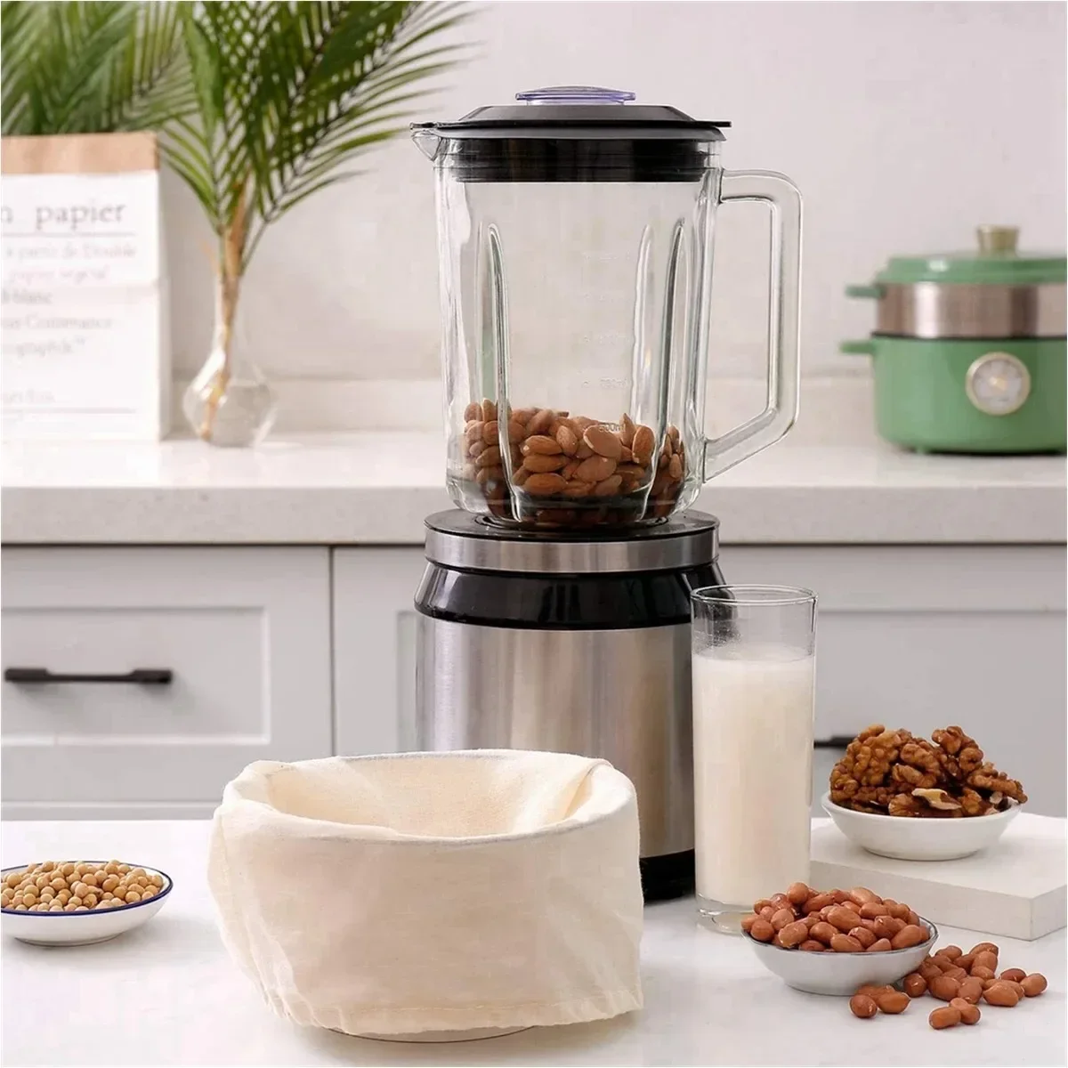 Cotton Gauze Kitchen Items Tofu Cheese Filter Cloth Butter Milk Coffee Filter Tools Gadgets Dining Bar Home Garden - Image 2