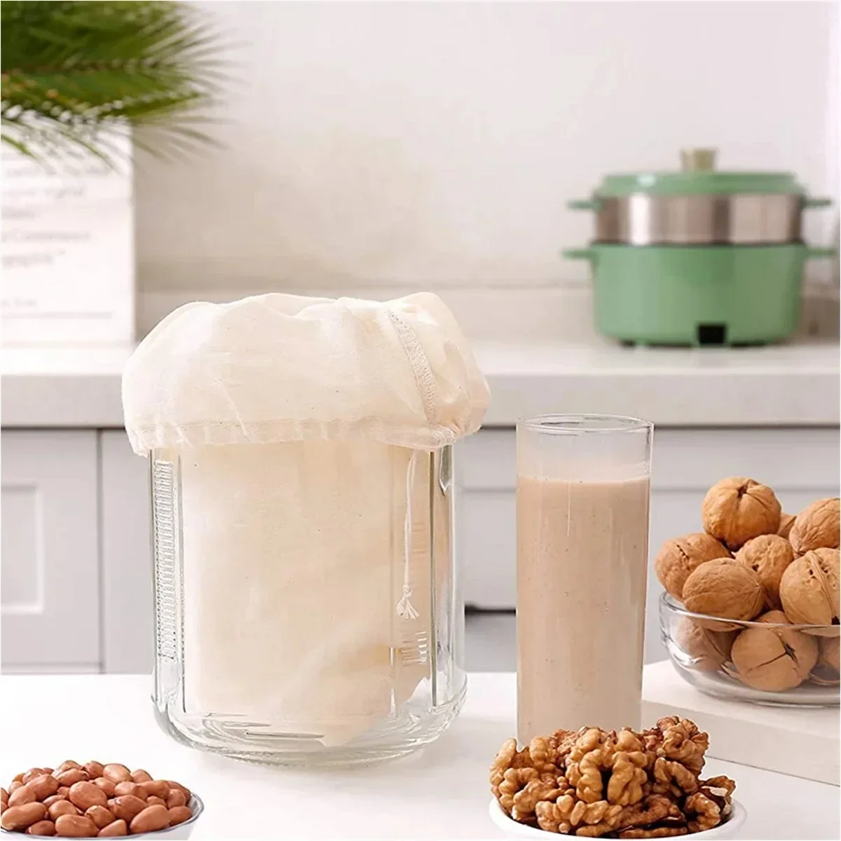 Cotton Gauze Kitchen Items Tofu Cheese Filter Cloth Butter Milk Coffee Filter Tools Gadgets Dining Bar Home Garden - Image 4