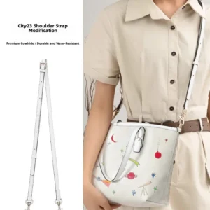 Ci23 Glacier White Floral oulder Strap Tote Bag Crossbody Inner Bag Strap Upade Accory Summer 2024