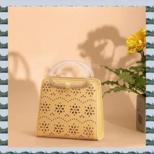 ABQR 30Pcs Transparent Bag Handle Replacement D Shape Handbag Purse Handle For Handmade Beach Bag Handbags Purse Handles